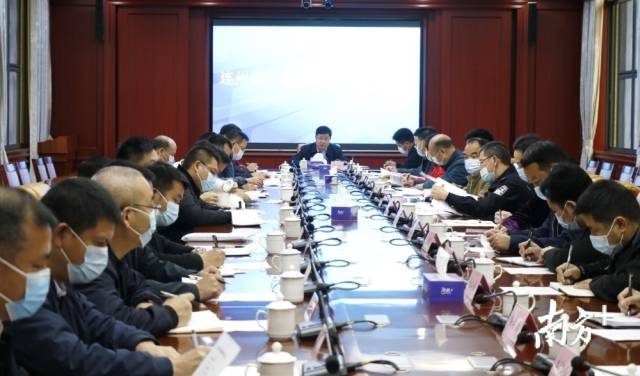 2月26日，连州召开创建文明城市整改工作会议。段灿 摄