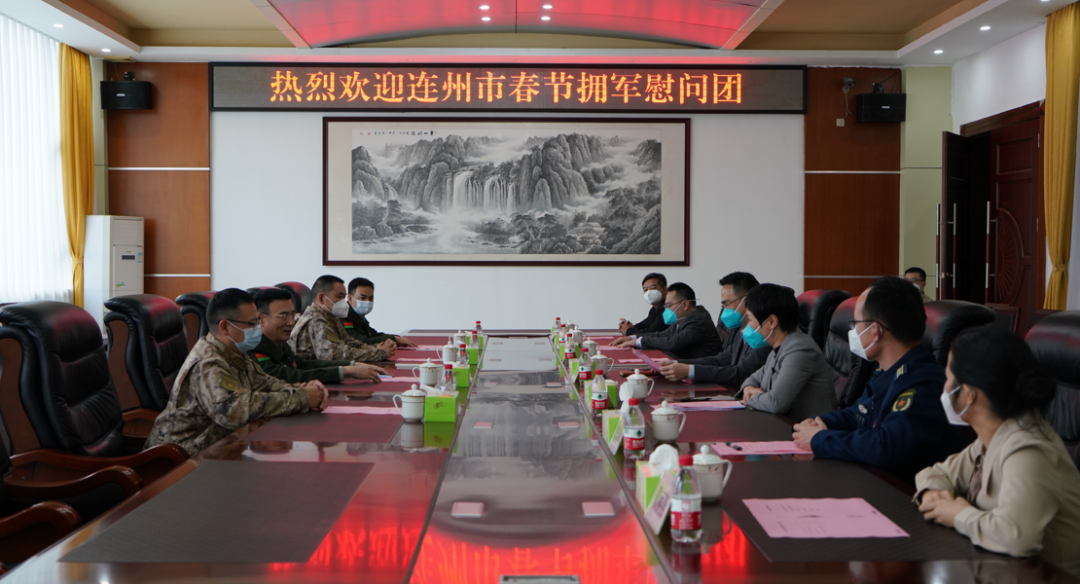 共叙军民鱼水情 共谋军地融合发展！潘正焕率队赴清远军分区开展春节前走访慰问